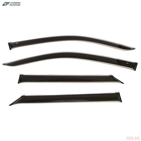 Дефлекторы окон для Toyota Fortuner (2015-2025) № T211817CR