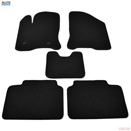 Коврики салона резиновые EVA для Lada (ВАЗ) Vesta (2015-2025) соты с черным кантом № EVAS.0747.01