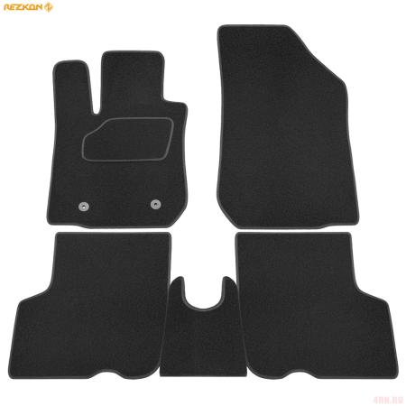 Коврики салона текстильные для Lada (ВАЗ) Largus (2021-2025) № 2539020250