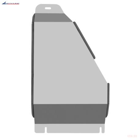 Защита заднего электромотора для Voyah Passion (2022-2025) гибрид, 4WD № NLZ.106.07.530A