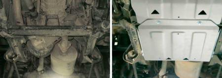 Защита раздаточной коробки для Land Rover Defender (2007-2016) № 2333.3112.1.6