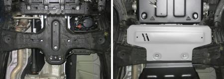 Защита КПП для Volkswagen Amarok (2016-2019) № 333.5852.1