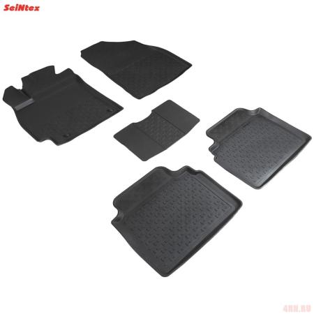 Коврики салона с высоким бортом для Hyundai Elantra (2021-2025) № 96157