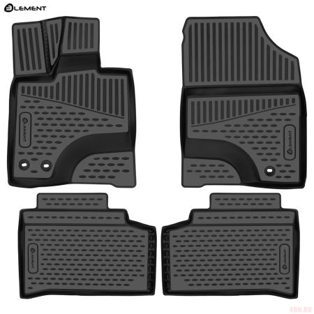 Коврики салона формованные TPE Standard для Changan UNI-K (2020-2025) № ELEMENT3DA67032210k