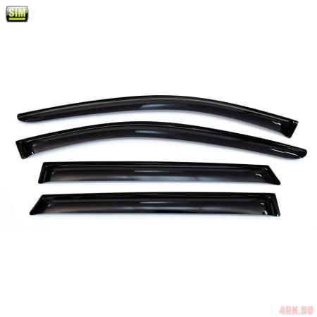 Дефлекторы боковых окон для Mazda CX-9 (2017-2025) № SMACX91732