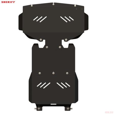 Защита двигателя и КПП для Hyundai H1 (Grand Starex) (2007-2021) № 10.1444