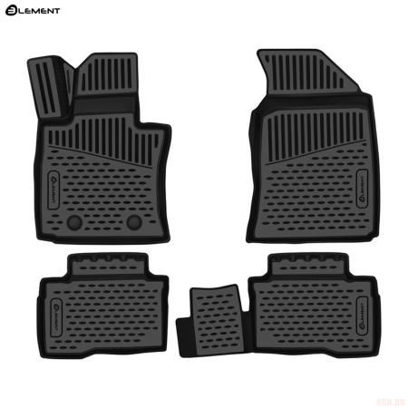 Коврики салона 3D для KGM Tivoli (2023-2025) № ELEMENT3DA70938210k