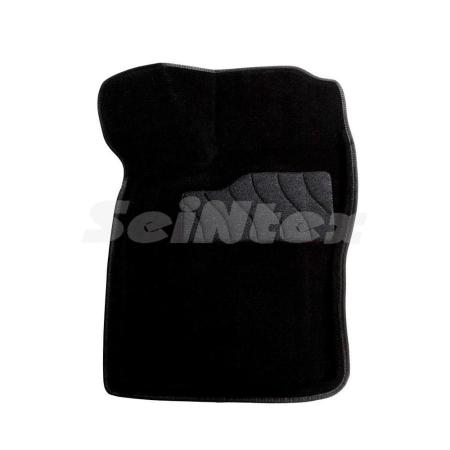 Коврики салона 3D текстильные для Daewoo Nexia (1994-2008) серые № 71714