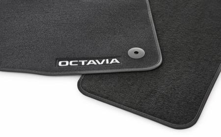 Коврики салона текстильные оригинальные Prestige для Skoda Octavia A7 (2013-2020) № 5E1061404B