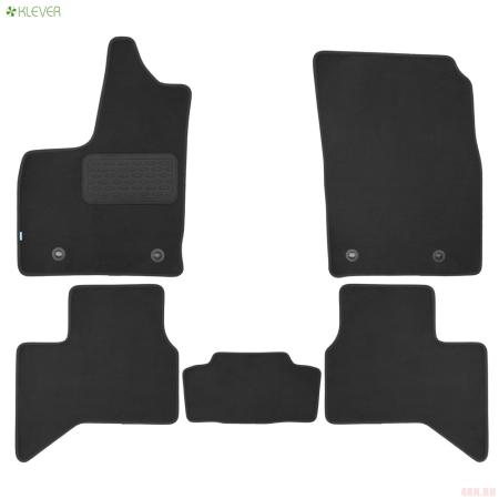 Коврики салона текстильные Premium для Toyota Land Cruiser 300 (2021-2025) 5 шт. № KVR05.048.106.22110kh