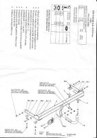 Фаркоп Imiola для Mitsubishi Galant седан, хэтчбек (1997-2004) № Y.023