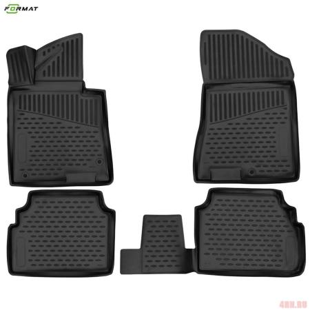 Коврики 3D салона для Hyundai Sonata (2020-2025) № FORMAT.3D02372210