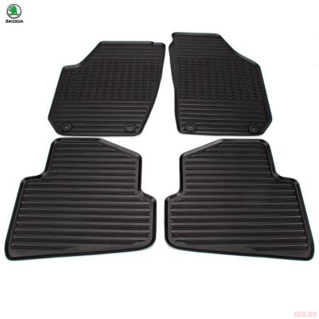 Коврики салона оригинальные для Skoda Fabia (2007-2014) № 5J1061550