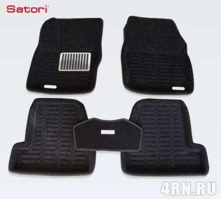 Коврики салона Satori Liner 3D Basic текстильные для Ford Focus 3 (2012-2018) № SI 05-00218