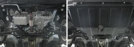 Защита двигателя и КПП для Chery Tiggo 2 (2017-2020) № 111.0918.1