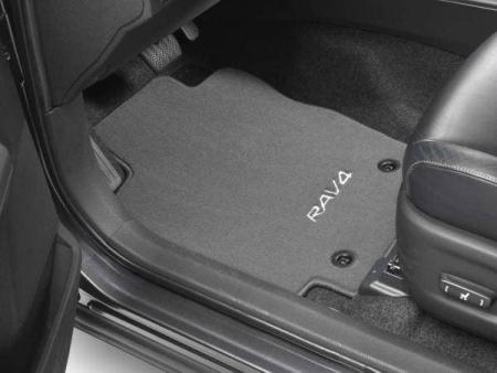 Коврики салона текстильные оригинальные Антрацит для Toyota RAV4 (2013-2018) № PZ49C-X2351-FA