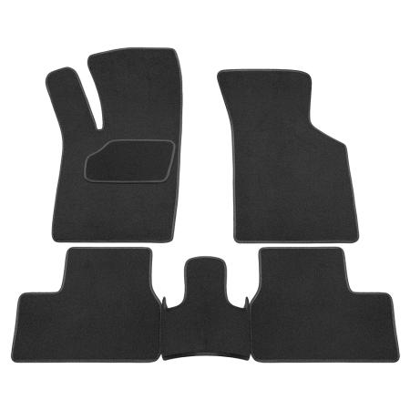 Коврики салона Rezkon текстильные для Lada (ВАЗ) Kalina (2004-2013) № 2039030100