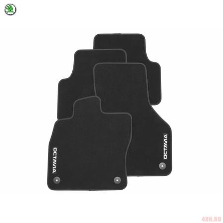 Коврики салона текстильные оригинальные Standard для Skoda Octavia А8 (2020-2025) № 5E4061404