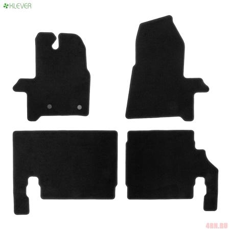 Коврики салона Klever текстильные Econom для Ford Tourneo Custom (2013-2023) 8 мест № KLEVER01164201200k