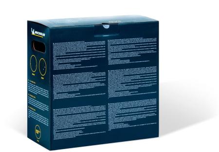 Колпаки колесные MICHELIN 13", "Космо", серебристо-черные, 4 шт. № 300269