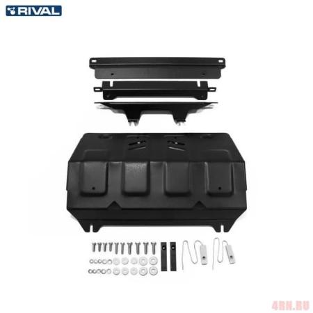 Защита радиатора для Fiat Fullback (2016-2025) № 111.4046.1