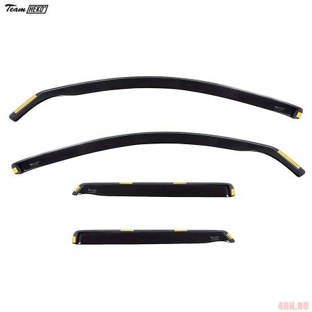 Дефлекторы боковых окон Heko для Nissan Primera (P12) универсал (2002-2008) № 24237