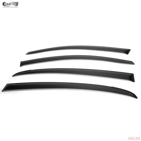 Дефлекторы окон Comfort для Kia Rio седан (2017-2023) № 25.02.507.DL