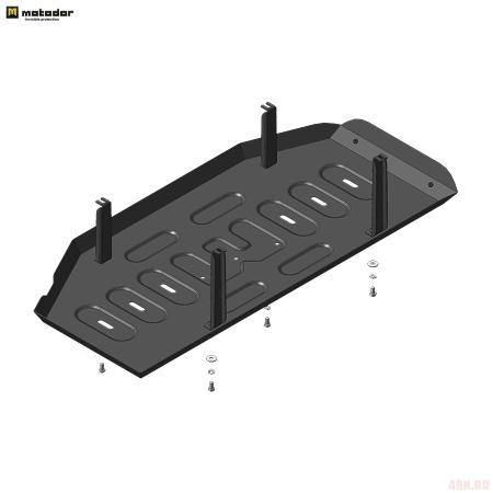 Защита топливного бака для Hyundai Staria (2022-2025) № 70909
