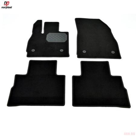 Коврики салона текстильные для Chery Tiggo 9 (2023-2025) (5/7 мест; 1,2 ряд) № NPA10-VTe110-770