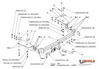 Фаркоп Imiola для Chevrolet Aveo T250 седан (2006-2012) № CH.007