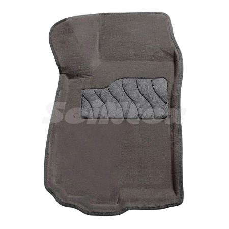 Коврики салона 3D текстильные для Chevrolet Aveo (2011-2015) серые № 86841