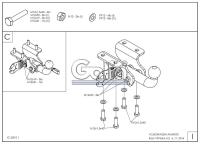 Фаркоп Galia для Volkswagen Amarok (2010-2021) № V076A