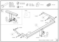 Фаркоп Galia для Renault Megane 3 хэтчбек 5дв. (2008-2015) № R087A