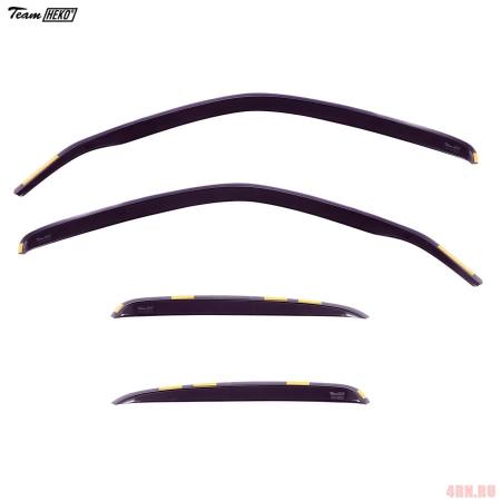 Дефлекторы боковых окон Heko для Citroen Xsara Picasso (2000-2010) № 12219