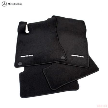 Коврики салона текстильные оригинальные для Mercedes A-Class (2018-2025) AMG № A17768001029J74
