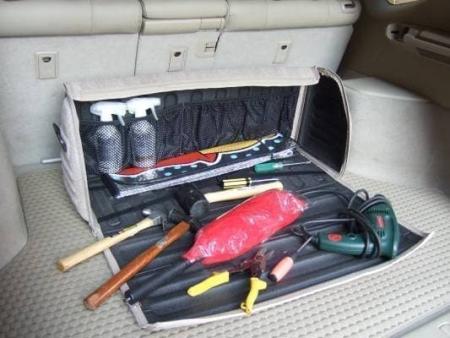 Сумка-органайзер большая бежевая 81x30x31см 