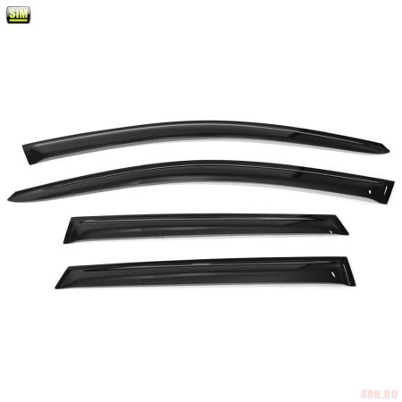 Дефлекторы боковых окон для Skoda Karoq (2018-2025) № SSCKAR1732