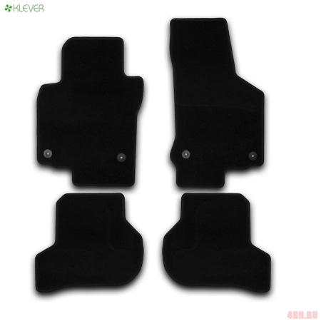 Коврики салона Klever текстильные Econom для Volkswagen Golf 6 хэтчбек (2009-2012) № KLEVER01512601200k