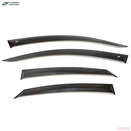 Дефлекторы боковых окон Cobra для Opel Vectra C хэтчбек 5дв. (2002-2008) широкие № OE13102