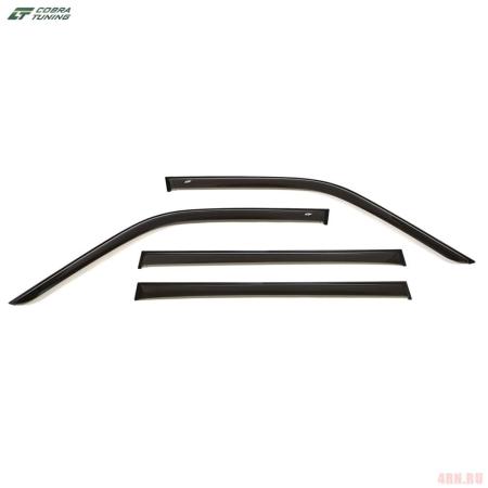Дефлекторы боковых окон для УАЗ Patriot Sport (2010-2025) "Stilet" № ST017