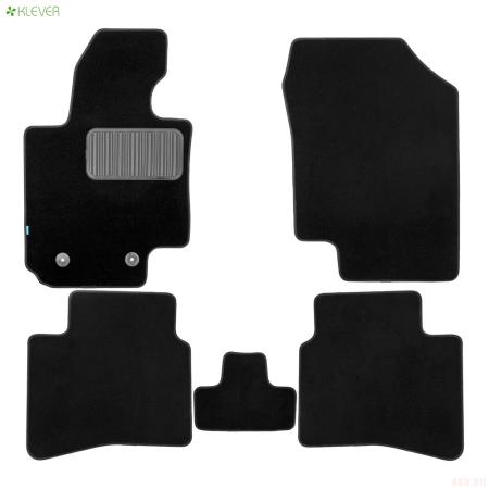 Коврики салона текстильные Premium для JAC J7 (2022-2025) 5 шт. № KLEVER0312600122110kh