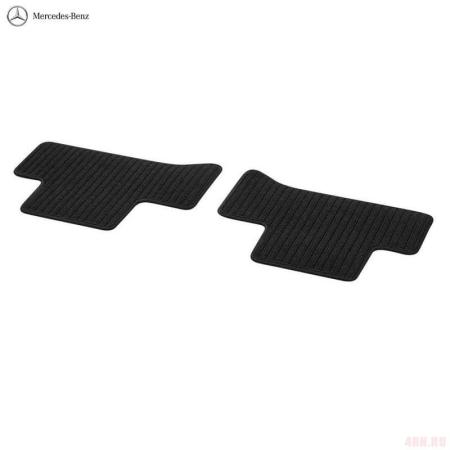 Коврики салона задние репсовые оригинальные для Mercedes EQA (H243) (2021-2025) Classic № A24368006019G32