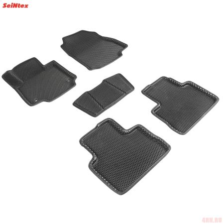 Коврики салона Eva 3D "ромб" для Toyota RAV4 (XA50) (2019-2025) МКПП № 95197