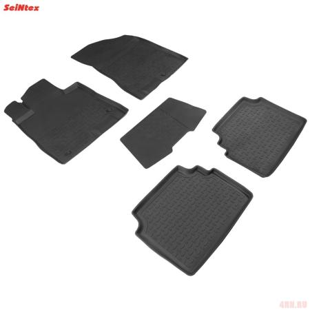 Коврики салона с высоким бортом для Hyundai Sonata (DN8) (2020-2025) № 94049