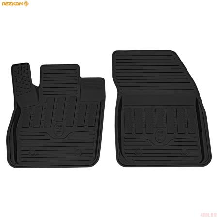 Коврики салона Rezkon передние резиновые для Ford Mondeo (2015-2022) № 1516025200