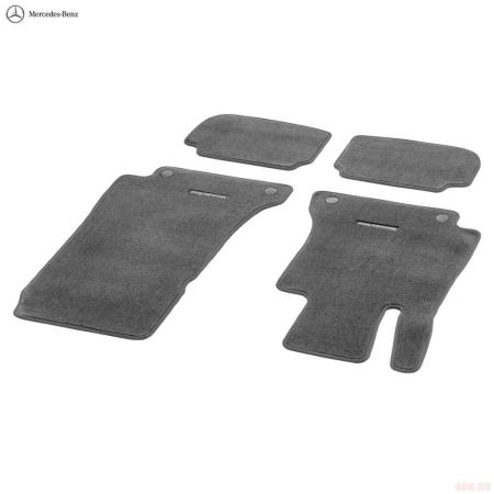 Коврики салона текстильные оригинальные для Mercedes E-Class (C238) (2016-2023) серые № A23868037027Q17