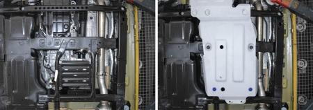 Защита КПП и раздаточной коробки для Jeep Wrangler 4WD (2017-2025) № 2333.2745.1.6