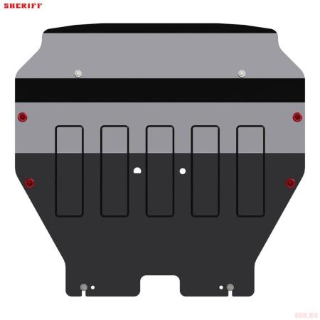 Защита двигателя и КПП для Volkswagen Caravelle (2013-2015) № 26.2450