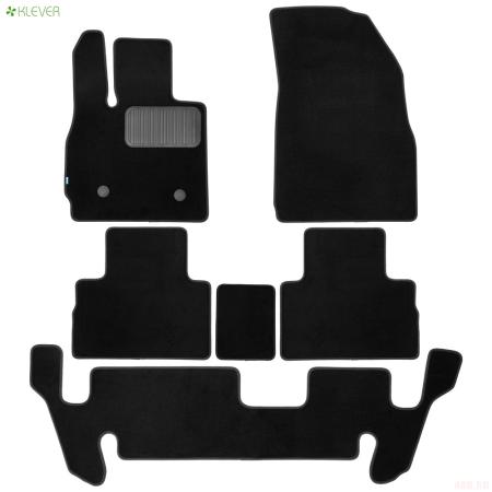 Коврики салона текстильные Premium для Chery Tiggo 9 (2024-2025) 6 шт. № KLEVER05.AN0970.110kh