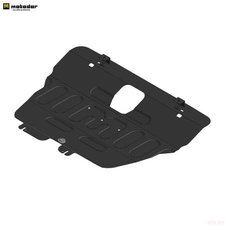 Защита картера и КПП для Jetour X90 Plus (2023-2025) № 79011